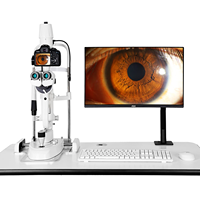 Aist Optics Lampe à fente numérique galiléenne optique de haute qualité Cinq étapes Grossissement LED Équipement d'ophtalmologie LS-5Dx