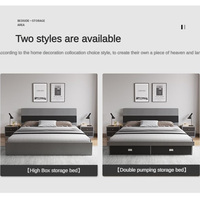 Matelas d'hôtel simple meubles chambre double moderne lit King Twin Queen Size cadre de luxe