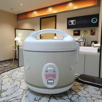Cuisinière à riz électrique miniature en acier inoxydable de haute qualité, portable, pour usage extérieur et hôtelier, capacité de 1,1 à 2 L, maintien au chaud