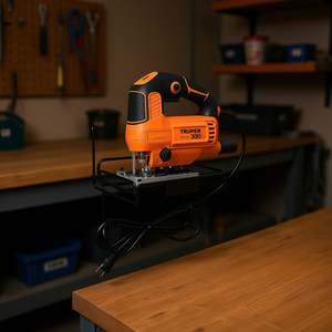 Support universel pour scie sauteuse Truper, support pour outils électriques, pour la découpe du bois, usage industriel et bricolage, alimentation électrique filaire. - Product Image 2