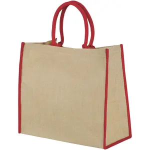 Sac de courses Harry en jute grand format 25L, merchandising durable - Product Image 2