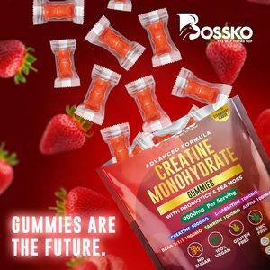 Gomitas de Creatina Monohidrato Vegetarianas Sin Gluten OEM, 1.5 Gramos por Gomita, Mejora la Fuerza y la Resistencia para la Nutrición Deportiva - Product Image 5