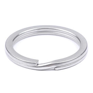 พวงกุญแจสแตนเลส 304 ขายส่ง ขนาด 15 20 23 25 28 30 31 32 33 35 38 มม. แบบแบน แยกส่วน อุปกรณ์เสริม - Product Image 6