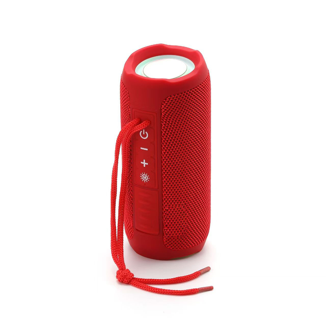 RGB LED Lighting Waterproof 5W for Battery Plastic Portable Wireless Speaker TF Card Support FM Radio Home Theater Party