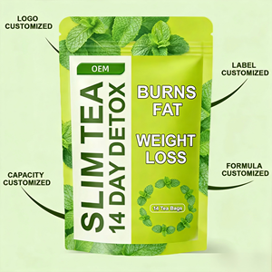 Té Orgánico OEM de 14 Días para Quemar Grasa y Perder Peso, con Morera, Loto, Moringa, Cassia y Té Verde - Favorece la Digestión y la Energía, Caja con 14 Bolsitas de Té - Product Image 6