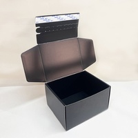Caja de Envío de Cartón con Relieve en Forma de Avión de Lujo Personalizada para Embalaje de Regalos de Ropa de Comercio Electrónico