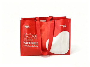 Sac fourre-tout imprimé REPT tendance, recyclable, respectueux de l'environnement, sac de shopping laminé avec logo personnalisé - Product Image 5