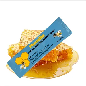 Natural bee honey extract powder paste sachets vip ching a ling green coffee tea 10g men supplement OEM private label