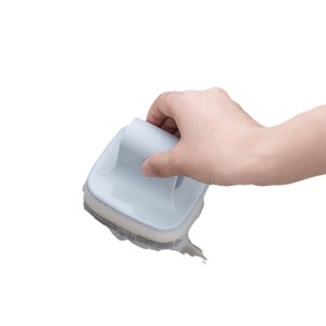 Wall Mounted <b>Sponge</b> Holder With Drainage For Kitchen Sink Cleaning Tools Square Design In Pink And Blue Colors - Product Image 5