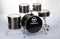 Professional 5-Piece Drum Set with Cymbals for Beginners and Adults