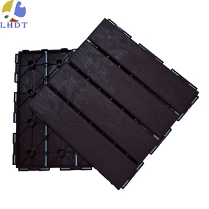 Piastrelle per esterni in plastica composita per Patio da giardino pavimenti fai da te pavimenti in piastrelle resistenti all'acqua in grigio - Product Image 4
