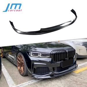 Lame de pare-choc avant en Fiber de carbone, accessoire de voiture, <span class=keywords><strong>BMW</strong></span> série 7 G11 G12 730 740 <span class=keywords><strong>750</strong></span> 760 m-tech Sport <span class=keywords><strong>2019</strong></span> — 2022, Sedan 4 portes - Product Image 1