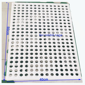 Plancher à lattes rigides 50*40cm pour cage à lapins Anti-morsure Plaque en plastique pour cage à lapins - Product Image 3