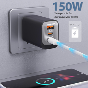 High Quality Type c Cable Fast Charger with <b>Adapter</b> and Uk Eu Us <b>Plug</b> 150w <b>Usb</b> c Power <b>Adapter</b> for Charger iphone - Product Image 6