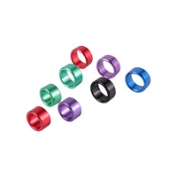 Bagues de patte d'oiseau en aluminium 8mm 10mm pour pigeon, perroquet, entraînement au vol, accessoires pour animaux
