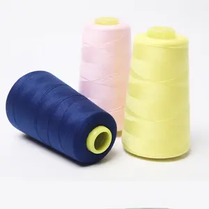 Yüksek kalite renk boyalı 40s/2 40/2 dikiş ipliği üreticisi tedarikçisi özelleştirilmiş 100% Polyester inceltilmiş iplik için DİKİŞ MAKİNESİ