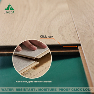 Suelo Laminado HDF AC4 con Precio de Fábrica, Instalación con Sistema de Clic, Aspecto de Madera de Roble, 8mm, Resistente al Agua, 5 Años de Garantía, Decoración de Interiores - Product Image 1