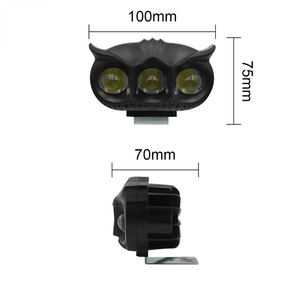 Lumière LED pour hibou de moto Hibou coloré Projecteurs de moto pour phare antibrouillard vélo moto feux modifiés - Product Image 6