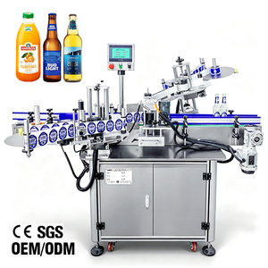 Máquina Aplicadora <span class=keywords><strong>de</strong></span> Etiquetas para Botellas <span class=keywords><strong>de</strong></span> Doble Cabezal <span class=keywords><strong>de</strong></span> Alta Calidad, Máquina Automática para Etiquetar Botellas <span class=keywords><strong>de</strong></span> Cerveza y Perfume con Certificación CE - Product Image 1
