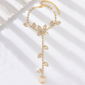 Tobilleras de moda: Super <span class=keywords><strong>Flash</strong></span> Rhinestone Jewelry para damas-Accesorios al por mayor - Product Image 5