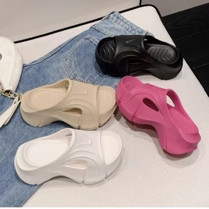 Sandalias de Mujer con Plataforma de 7CM, Material EVA, Punta Redonda, Aumentan la Altura, Ligeras, Cómodas, Modernas, Personalizables, para Uso en Exteriores - Product Image 2