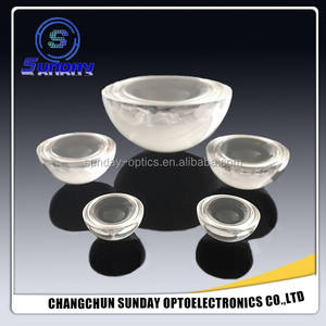 Fiber iletişim, endoskopi, mikroskopi için 1/2/3/5/6/8/9/10mm Bk7/fs/safir optik cam yarım bilyalı lensler - Product Image 4