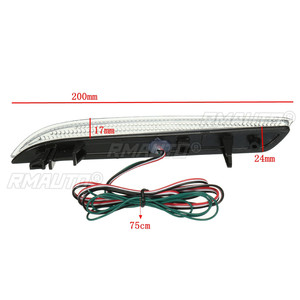 ไฟท้าย LED 24 ดวง พร้อมไฟเลี้ยว ไฟเบรก ไฟท้าย ไฟวิ่งกลางวัน DRL สำหรับ Honda CRZ CRV - Product Image 4