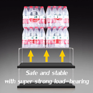 Boîte de rangement et d'affichage en verre réutilisable, de différentes tailles (petite, moyenne, grande), standard minier, assemblée, avec support de carte - Product Image 6