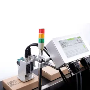 DOCOD-T210-2 Online-Drucker Mehrsprachiger Thermo-Inkjet-Codierung drucker TIJ-Markierung maschine 2 Druckkopf-Druckmaschine
