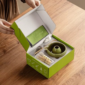 Ensemble de thé matcha, bol en céramique avec fouet en bambou, passoire en acier inoxydable, design Wabi Sabi pour la cérémonie du thé - Product Image 5