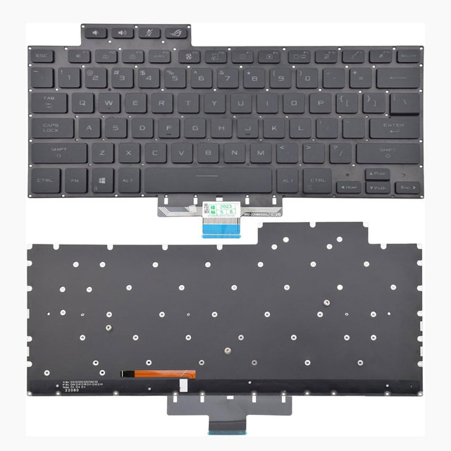 Replacement Keyboard Compatible with Asus ROG Zephyrus G15 2021 G15 GA503 GA503Q GA503QR GA503QS wih Backlit US Layout - Black