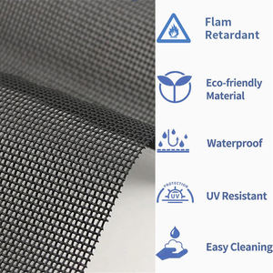 Starunk FR/UV kháng 1000D <span class=keywords><strong>PVC</strong></span> teslin lưới vải cho đồ nội thất ngoài trời <span class=keywords><strong>PVC</strong></span> tráng lưới vải - Product Image 3