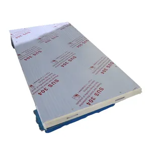 Pu Polyurethane Sandwich Panel Used In Cold Room Door With 100mm 150mm Thickness