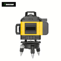 Niveau laser à 16 lignes, niveau laser auto-nivelant, 4*360 horizontal vertical, laser croisé 30m, avec batterie rechargeable