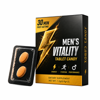 Capsules de soutien à la performance masculine à base de plantes OEM, supplément d'énergie et de vitalité, formule de bien-être pour hommes, marque privée