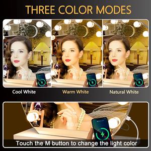<span class=keywords><strong>Bombillas</strong></span> inteligentes <span class=keywords><strong>de</strong></span> 2 LED, lámpara <span class=keywords><strong>de</strong></span> mesa <span class=keywords><strong>de</strong></span> maquillaje <span class=keywords><strong>de</strong></span> escritorio, espejo cosmético portátil para dormitorio <span class=keywords><strong>de</strong></span> viaje en casa - Product Image 5