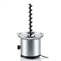 Fontaine à chocolat RAF à 4 niveaux, 1250g, en acier inoxydable, machine à fondue pour fêtes et buffets de desserts