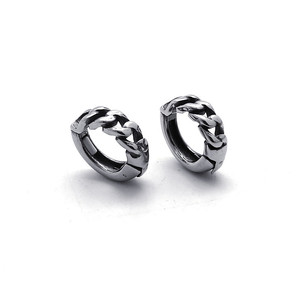yunnique Stainless Steel Clip-on <b>Earrings</b> Geometric Design For Men And Women Fashion Jewelry Gift - Product Image 3