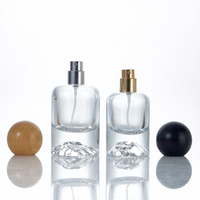 Botol Parfum Berkualitas Tinggi Transparan Semprot Tekan Kaca Kosmetik Kemasan Kecil Tebal Botol Sampel Kosong Xuzhou