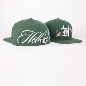 Designer <strong>Men</strong> Fitted <strong>Caps</strong> Custom logo Outdoor Fitted Snapback Hat <strong>Flat</strong> Brim Baseball <strong>Cap</strong> for <strong>Men</strong> and Women - Product Image 1