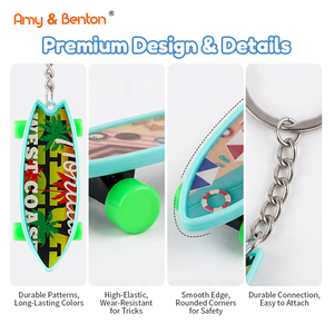 <span class=keywords><strong>Mini</strong></span> skateboards à doigts porte-clés, jouets pour les doigts, lot de cadeaux pour enfants, cadeaux d'échange en classe, cadeaux d'anniversaire, rembourrages de sacs cadeaux - Product Image 5