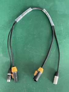 PowerCON TRUE1電源・DMX複合ケーブル 3*2.5mm DMX 3ピン/5ピンXLR電源ケーブル - Product Image 2