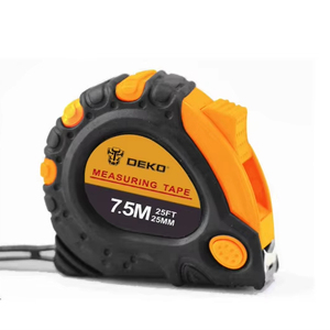 Deko DKC0108-3S tự quanh co phanh đo băng 3m tự động khóa lưỡi thép không gỉ Mới ABS & Trường hợp cao su hiệu suất cao - Product Image 1