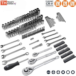 201 pcs CRV nhà để xe công cụ thiết lập 1/4 ''3/8'' 1/2 ''Ổ cắm cờ lê Kit với trường hợp khó khăn cho tự động sửa chữa OEM ODM - Product Image 3