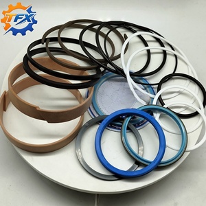 Kit de reparación de sellos de aceite para cilindros de brazo y cucharón de excavadora 8148-10101 8148-10121 8148-10141 para EC240 EC240B - Product Image 1