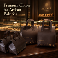 Expédition rapide, vente en gros, sac isotherme jetable non tissé, sac isotherme en aluminium pour aliments, sacs à emporter pour boulangerie, desserts, plats à emporter