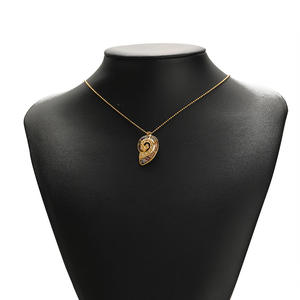 Desain kustom pabrik DIY gelang kalung persik hati menetes berlian Aksesori minyak cangkang liontin capung - Product Image 5