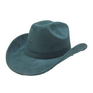 Chapeaux Fedora en daim à large bord pour hommes et femmes, style western, solides, pour cowboy, Panama, rancher, extérieur, fête, décontracté, vente en gros, personnalisés, ODM, OEM - Product Image 3