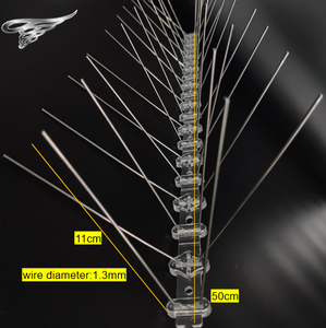 Hebei Bird Spikes Anti Pigeon Goutieres Control efectivo de plagas para infestaciones de aves y palomas - Product Image 4
