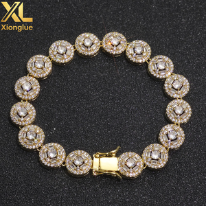 Luxury Iced Out Cuban Link Chain Set Perfect Gift for <b>Men</b> Women Hip Hop Bling Jewelry Anniversary Birthday Present for Him Her - Product Image 1
